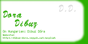 dora dibuz business card